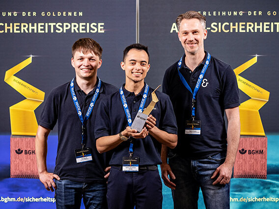 Azubi aus Radebeul erhält Goldenen Azubi-Sicherheitspreis 2026