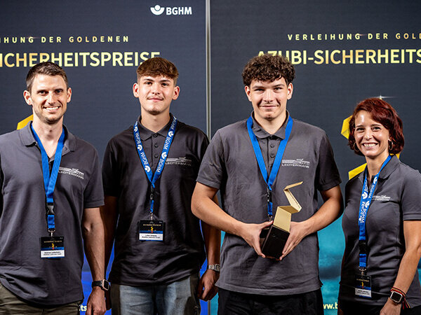 Goldener Azubi-Sicherheitspreis 2026 für die Metallbau Ledtermann GmbH