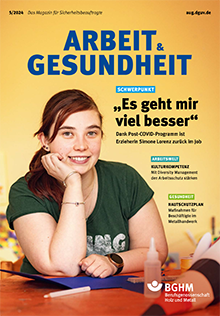 Cover arbeit & gesundheit Ausgabe 5 | 2024