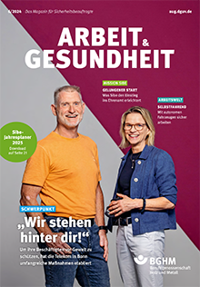 Cover arbeit & gesundheit Ausgabe 6 | 2024