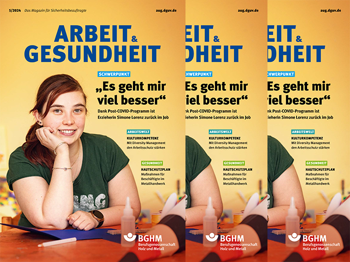 Cover arbeit & gesundheit Ausgabe 5 | 2024