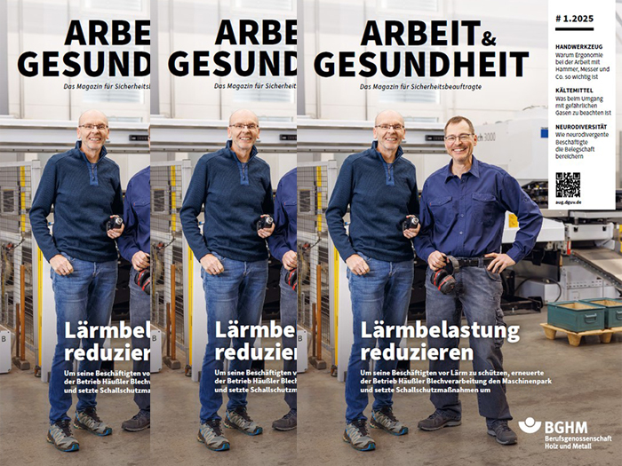 Cover arbeit & gesundheit Ausgabe 1 | 2025 